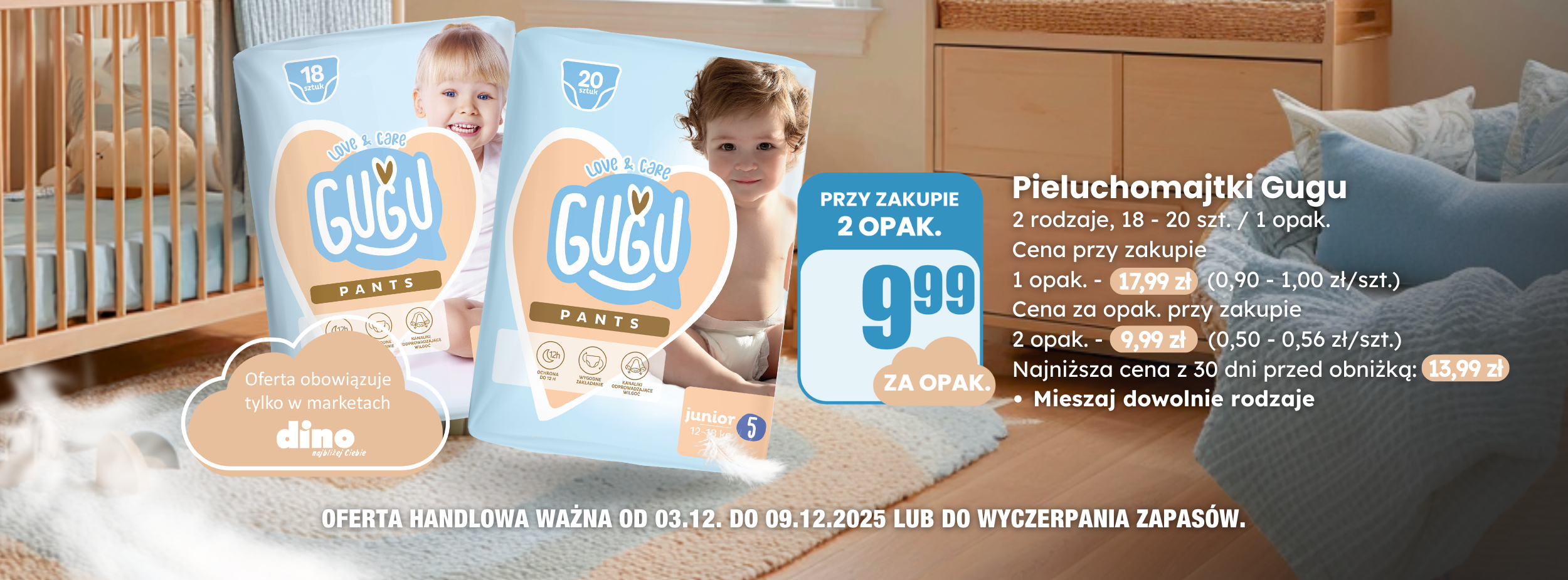 pieluchomajtki dla dzieci