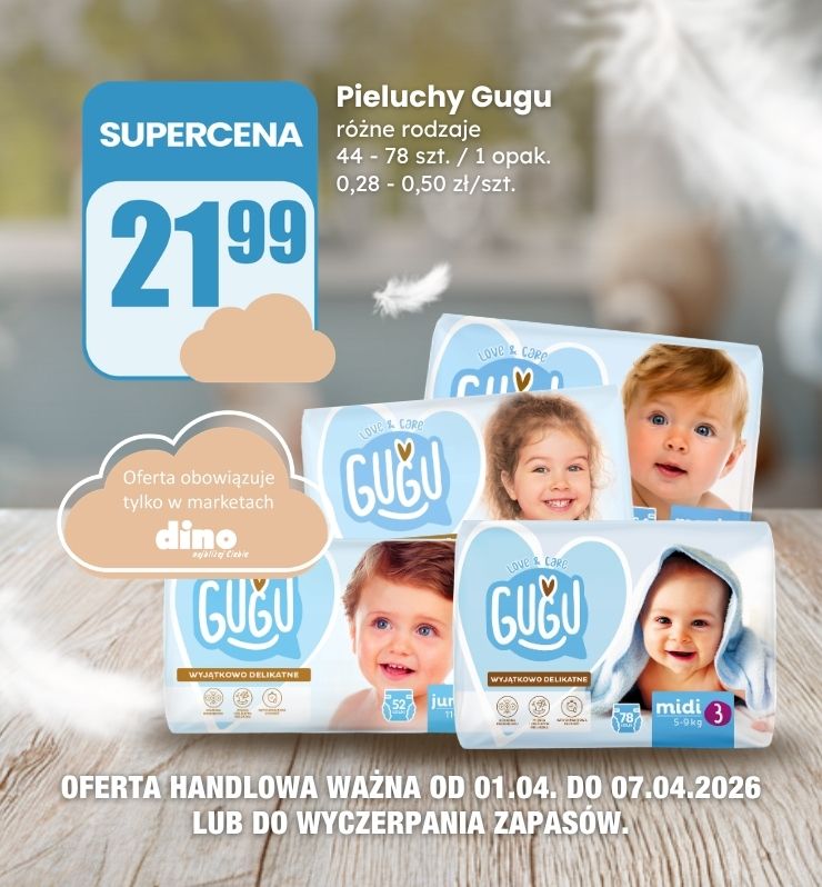 pieluchy Gugu