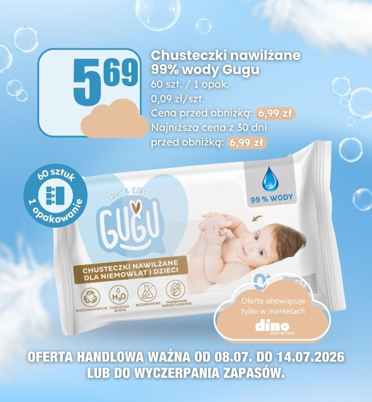 gugu chusteczki